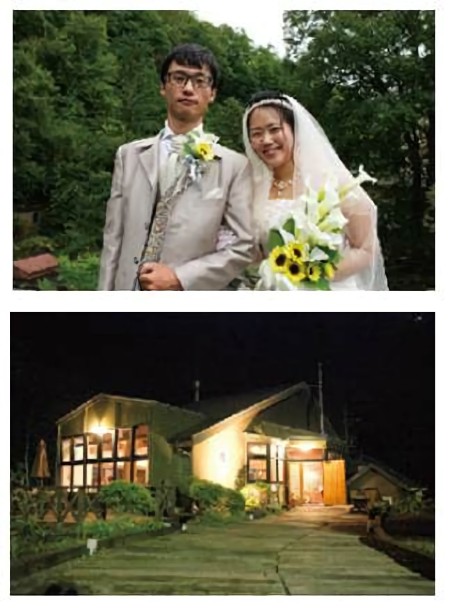 結婚式のお二人